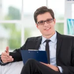 portrait male psychologist office 44629580