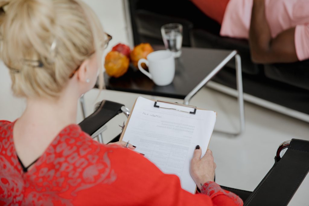 Individual therapy session for mental health and emotional well-being